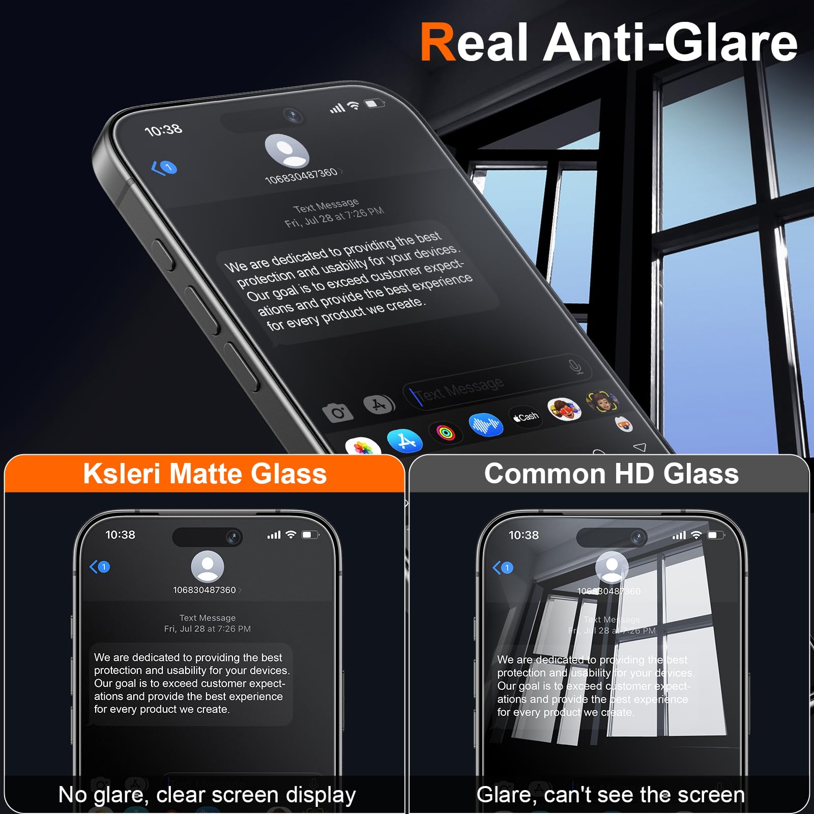 Esanik Verre Trepé Pour IPhone 14 Pro Ax Anti Espion, Fil écran Accessoire 3* Filtre Vitre