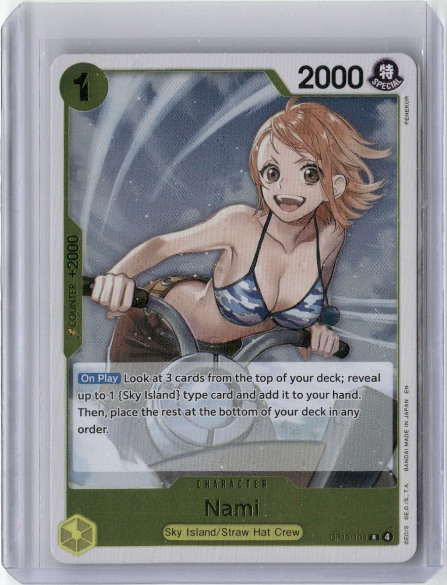 2026 One Piece Adventure on Kami's Island Nami (OP15-108) OP15-108 Rare TCG Trading Card Game Card