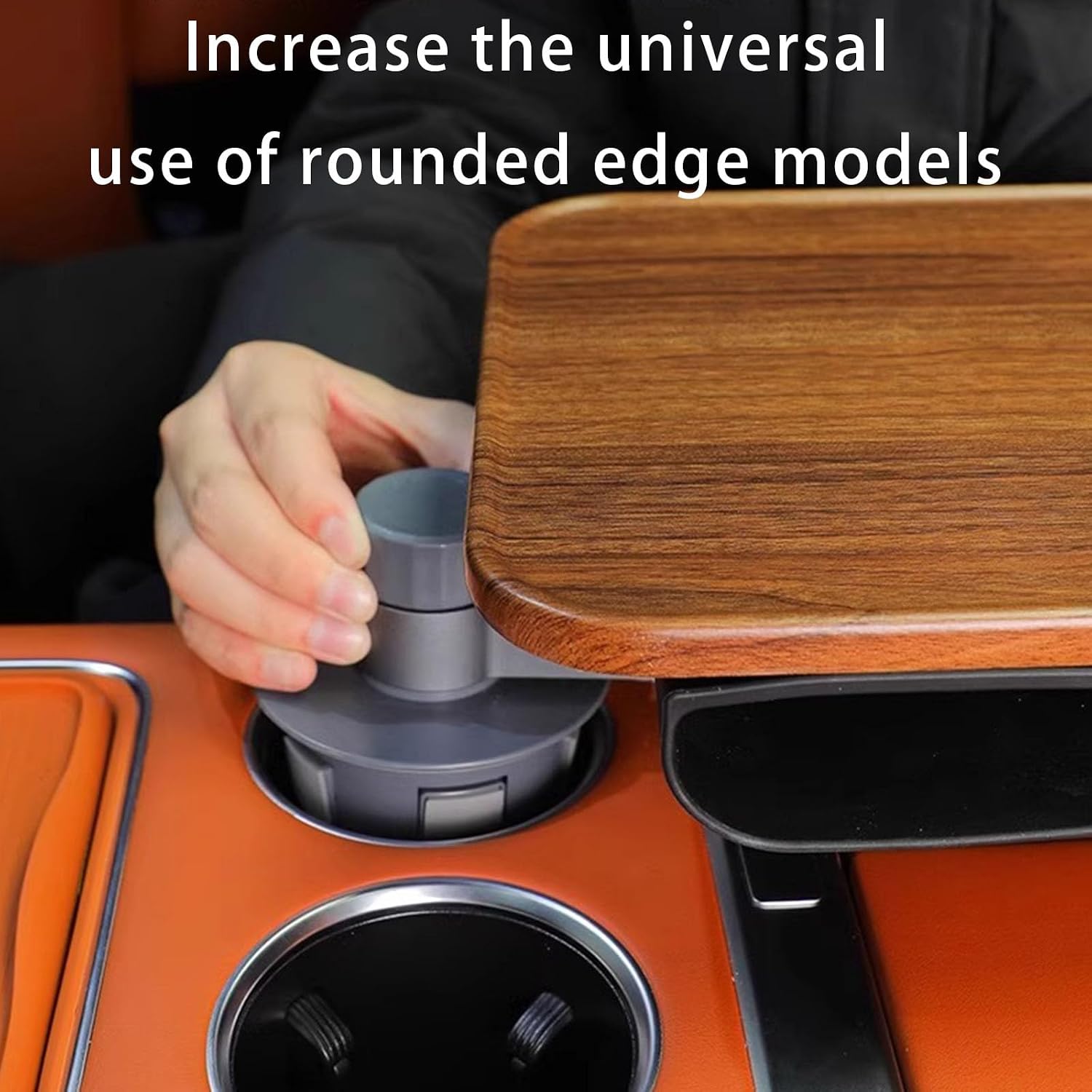 Vehicle Suspension Table Board 360 Degree Rotating Cup Holder for Stable Multifunctional Use in Sedans SUVs and MPVs Car Desk