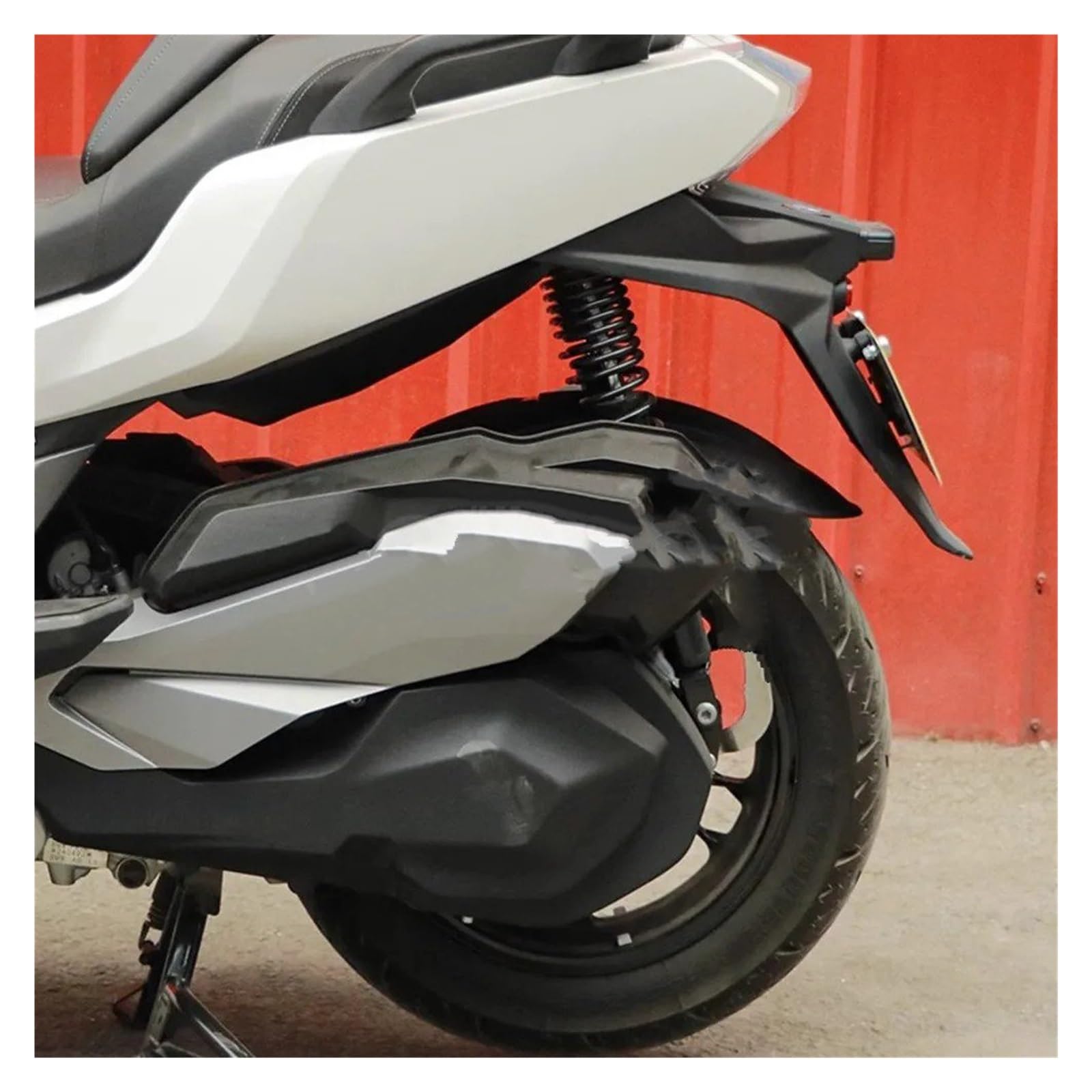 Parafango Motocicletta Per VOGE SR4, Deflettore Per Acqua Posteriore Protezione Anti-fango Per Parafango Esteso Paraspruzzi in plastica per parafango posteriore p(A Black)