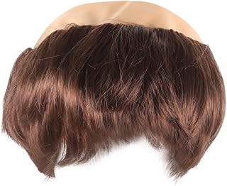Bald Monk Wig for Cosplay Adult Balding Wig Party Prop Realistic Monk Hair Wig for Men