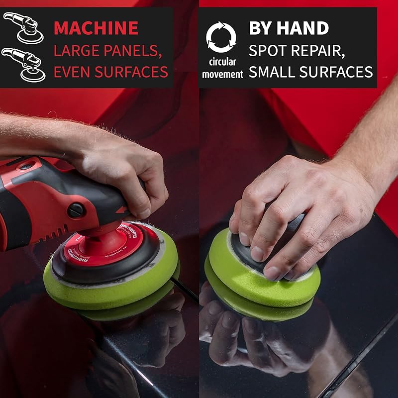 menzerna “Super Finish Plus 3800” I Deep Gloss Polish for a Perfect Mirror Finish I Polishing Compound for Micro Scratches & Holograms I Silicone Free I 8 fl oz. 8oz.