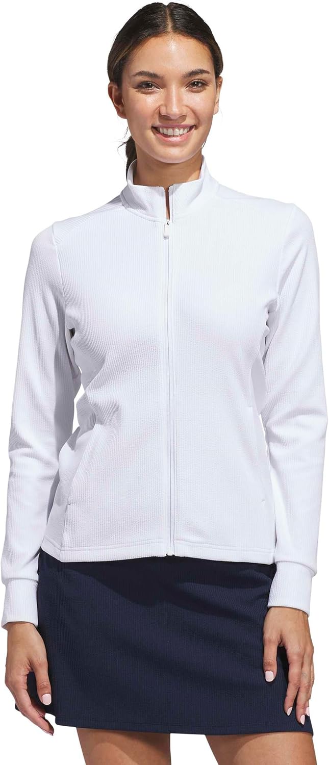 adidas womens Performance Texture Full Zip Jacket