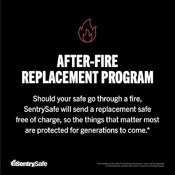 SentrySafe Medium Gray Fireproof Safe and Waterproof Safe Box with Dial Combination, Home Security for Money, Documents, or Other Valuables, 1.23 Cubic Feet, SFW123DSB