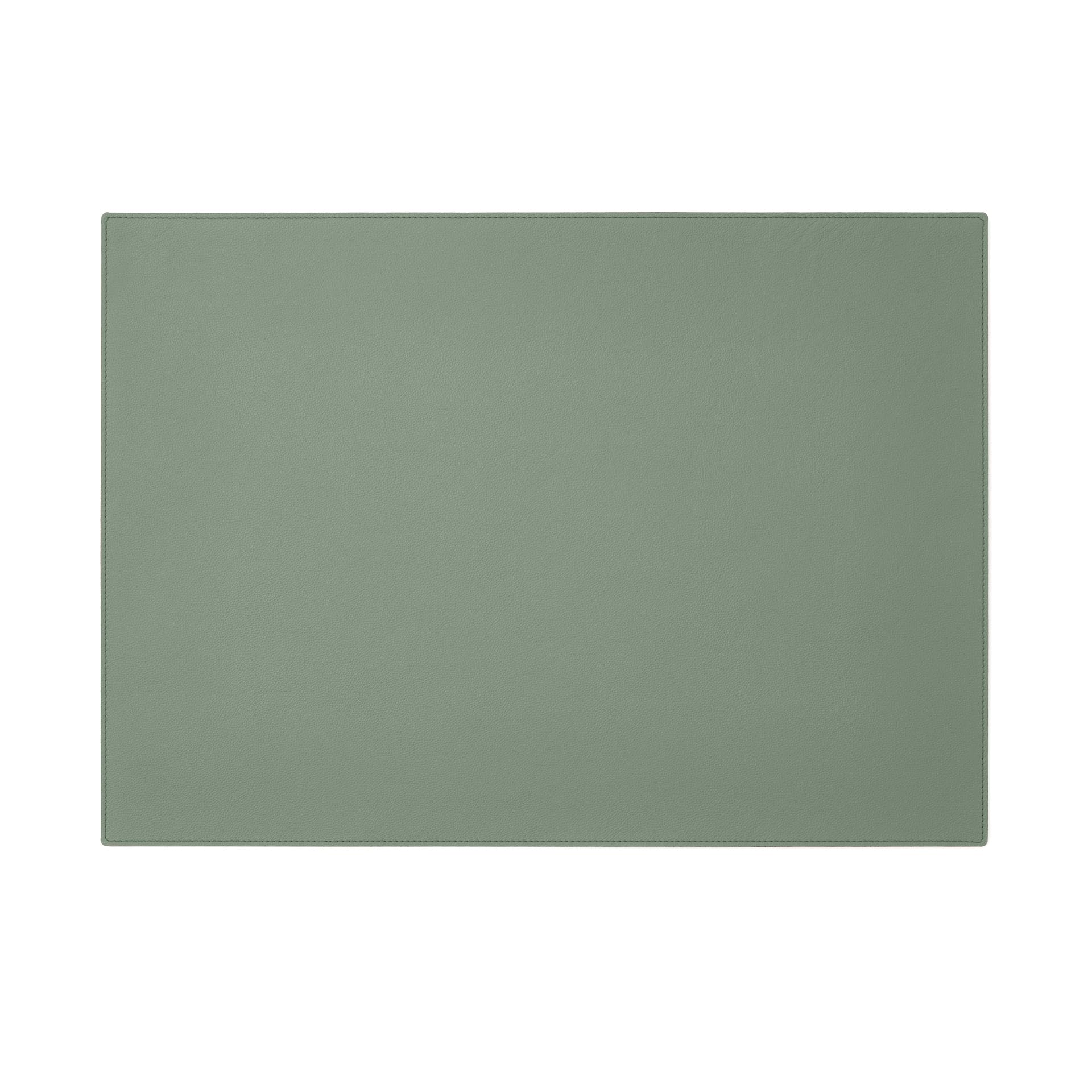 Eglooh - Palladio - Desk Mat for Office Made of Fine Real Leather Sage Green - Desk Pad cm 70x50 - Large Mouse Pad with Handmade Stitchings and Non-Slip Bottom - Made in Italy โ image 1