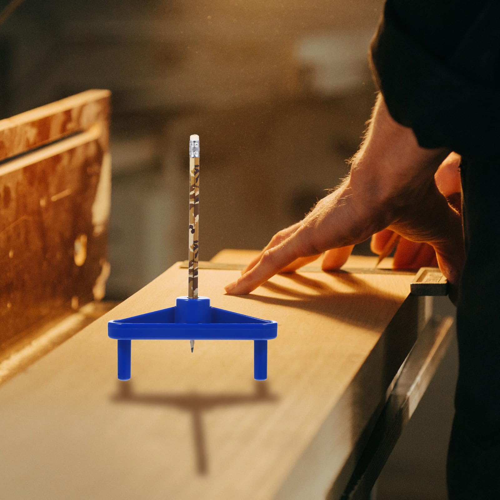 Uonlytech Center Scribe Blue Abs Plastic for Woodworking — Amazon image 6