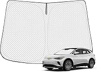 Vista 45 de Parasol para parabrisas para Ford Escape 2020-2025 2026, accesorios gruesos de 6 capas plegables para ventana delantera, protector de visera solar