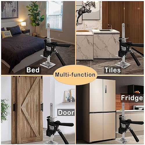 Miniatura 4 de Paquete de 2 gatos de brazo de ahorro de mano de palanca, elevador de brazo de palanca, elevador de esfuerzo para instalar puertas, ventanas,