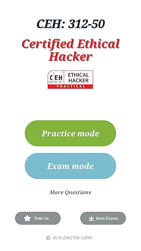 Certified Ethical Hacker (CEH) : 312-50 Exam