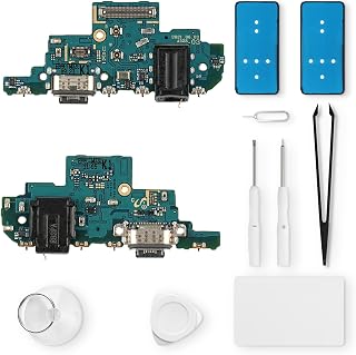 Eonpam Charging Port Replacement for Samsung Galaxy A52S 5G Charger Port Microphone Headphone Jack with Repair Kit