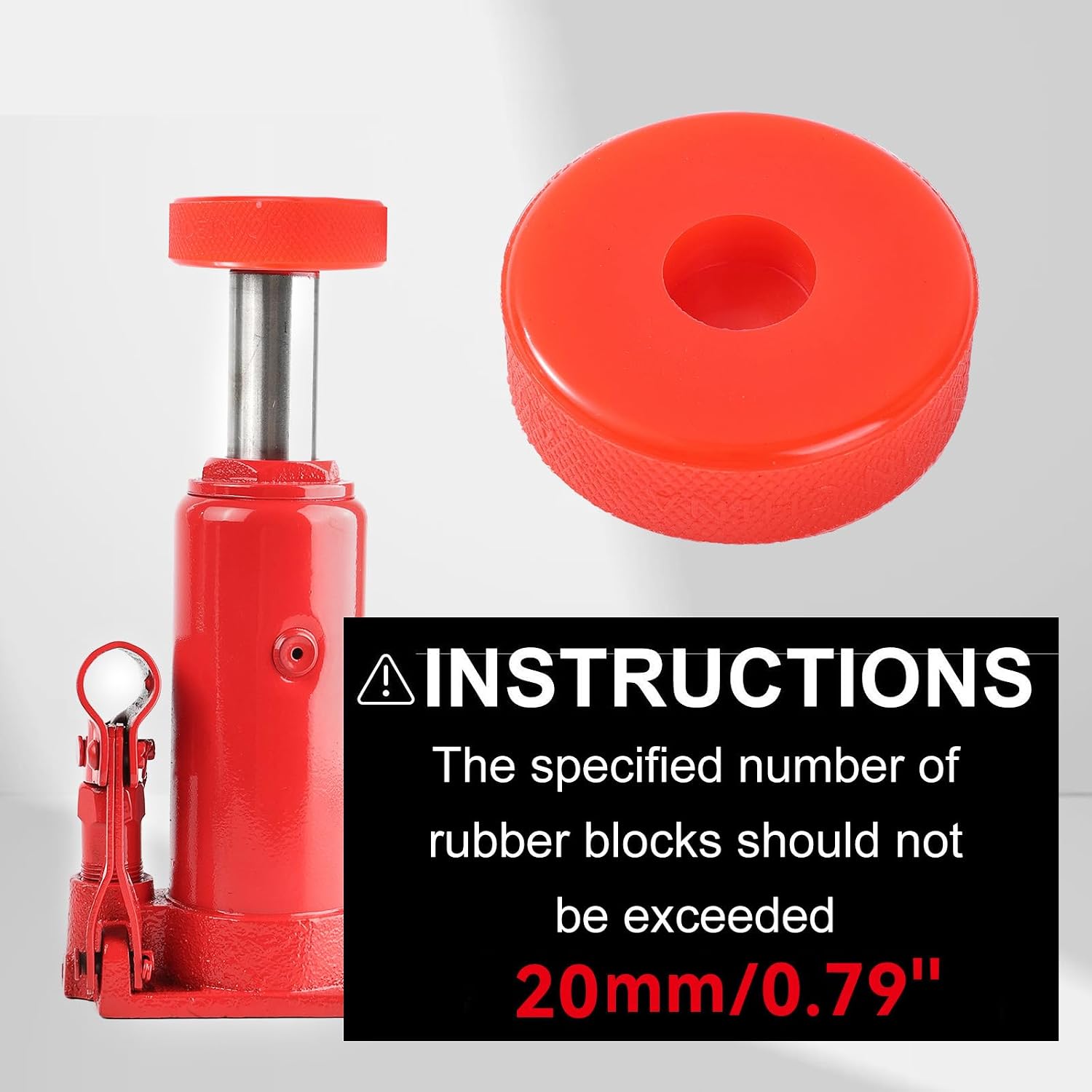 Multifunction Rubber Lift Pad Heavy Duty Mechanical Workshop Tool for Automotive Repairs & Construction Need