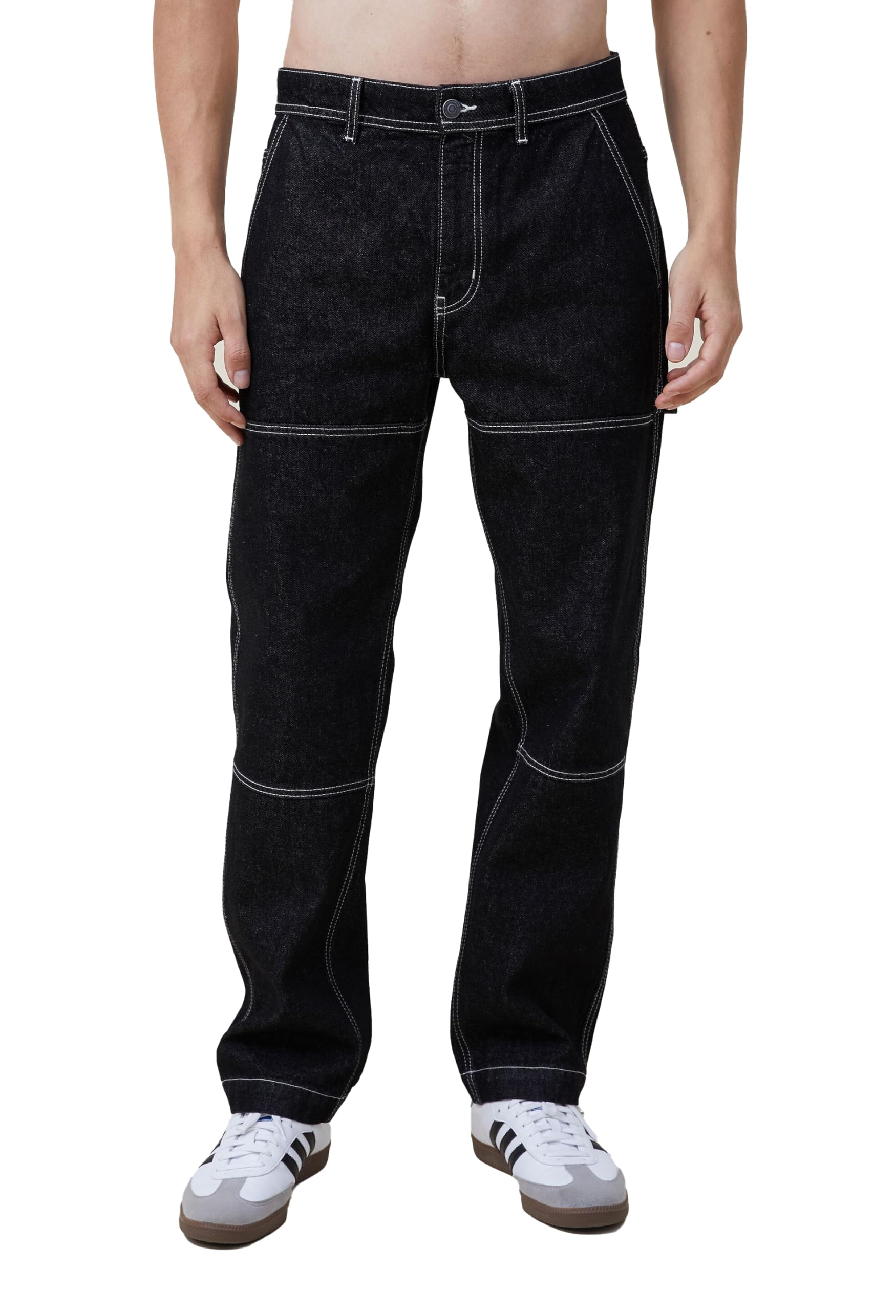 kotty Men's Relaxed Fit Mid Rise Solid Straight Fit/Skinny Fit/Comfortable and Strechable Stylish Looking Jeans-picture-27