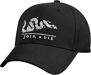 Rothco Join or Die Deluxe Low Profile Cap, Black