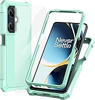 Vista 13 de Ailiber Funda para teléfono OnePlus Nord N30, One Plus N30 5G con protector de pantalla de vidrio templado, protección de estructura de 2 capas