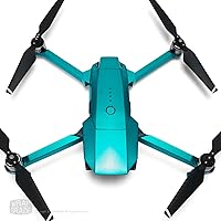 Vista 5 de Wrapgrade Mono Skin para DJI Mavic Pro (azul caribeño)