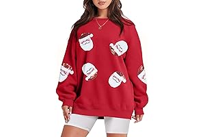 UNIQUEONE Sequin Christmas Sweatshirt: Festive Holiday Cheer
