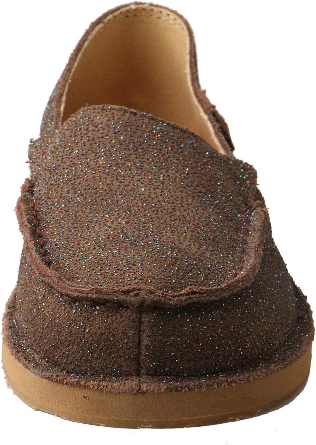 Twisted X Kids Chocolate Shimmer Loafer Brown