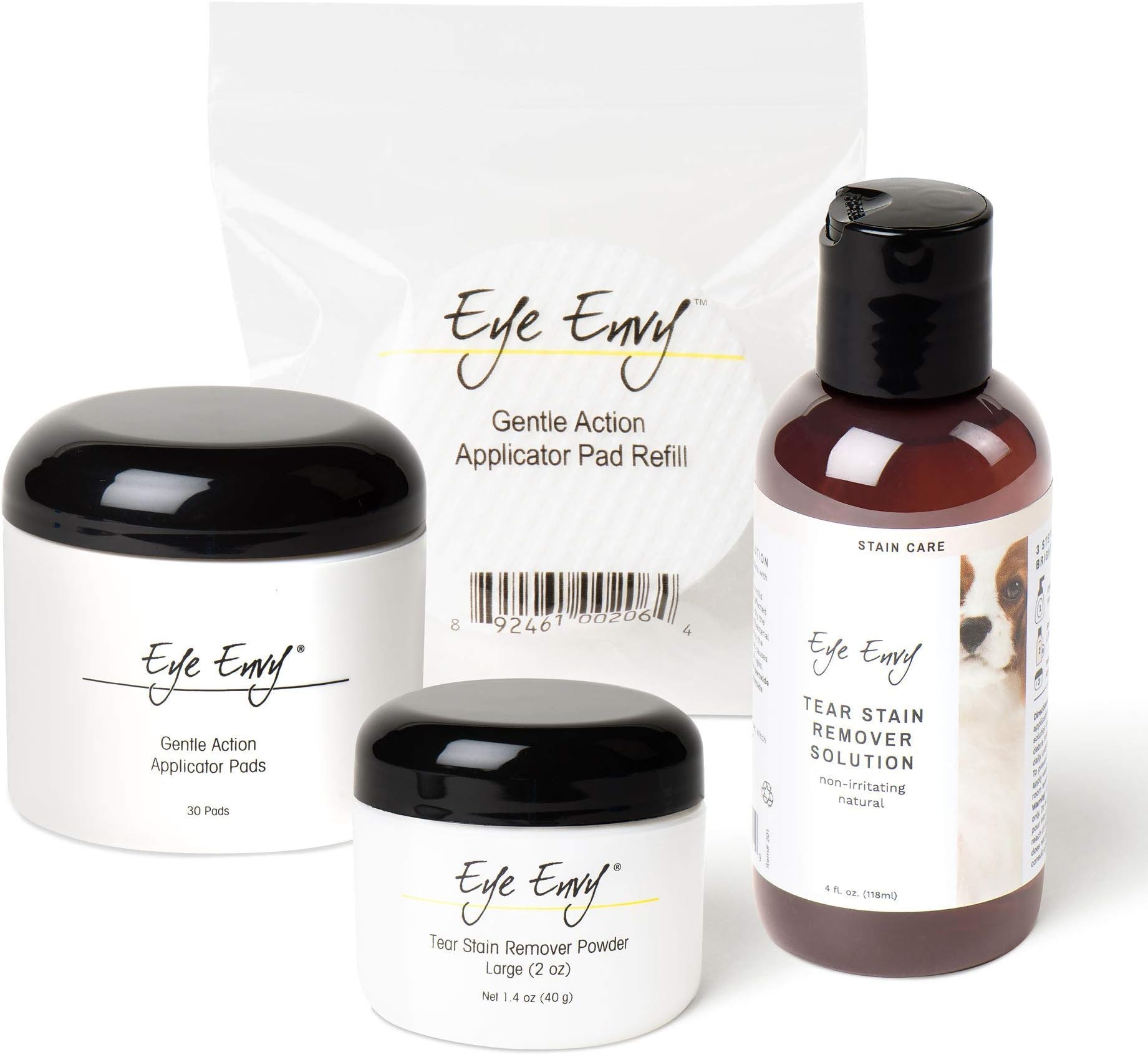 Eye Envy Dog Tear Stain Remover Starter Kit | Tear Stain Essentials in One Kit | 2-Step System