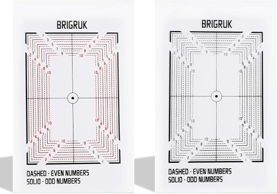 The Center Tool Card Grading New 2022 Includes 2X Centering Tool and 2X Centering Guide (Card)