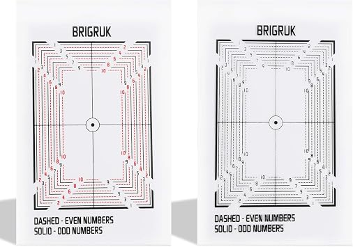 The Center Tool Card Grading New 2022 Includes 2X Centering Tool and 2X Centering Guide (Card)