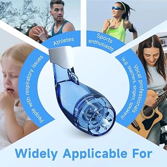 Breathing Exerciser & Mucus Removal Device – Lung Expander with Adjustable Resistance, Improve Lung Capacity, Airway Clearance, Respiratory Therapy for Athletes