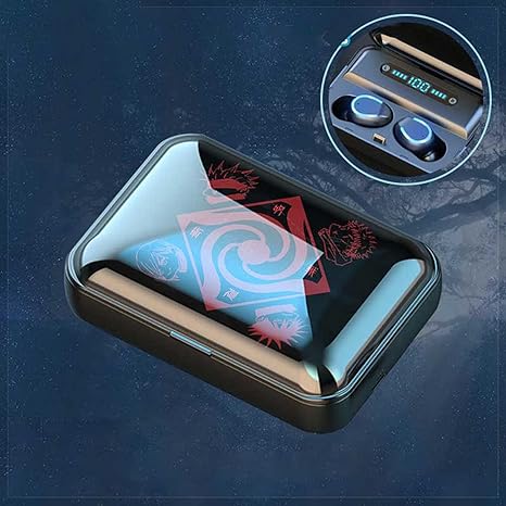 Amazon Co Jp 呪術廻戦風 ワイヤレス イヤホン Bluetooth イヤホン スポーツ 耳掛け Hi Fi音質 Ledディスプレ 音量調整可 マイク内蔵 ハンズフリー通話 軽量 誕生日 ギフト プレゼント ゲーム呪術廻戦グッズ 家電 カメラ