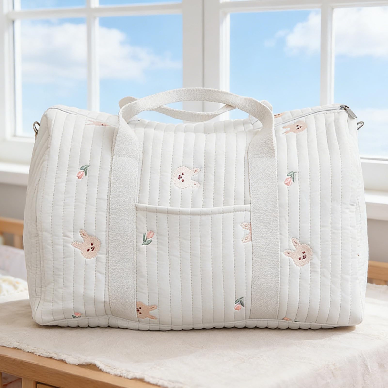 Borsa per Pannolini - Organizzatore Viaggio Portatile Grande Capacità - Borsa Da Viaggio Per Ospedale E Parto - per Mamma Papà Genitori Gravidanza Parto Ospedale Asilo