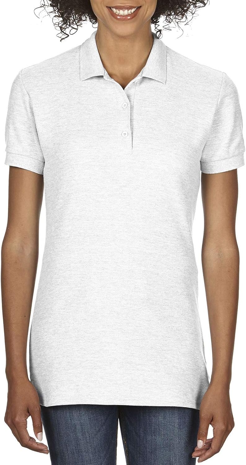 Gildan Womens Premium Cotton Double Piqué Sport Shirt (G858L)