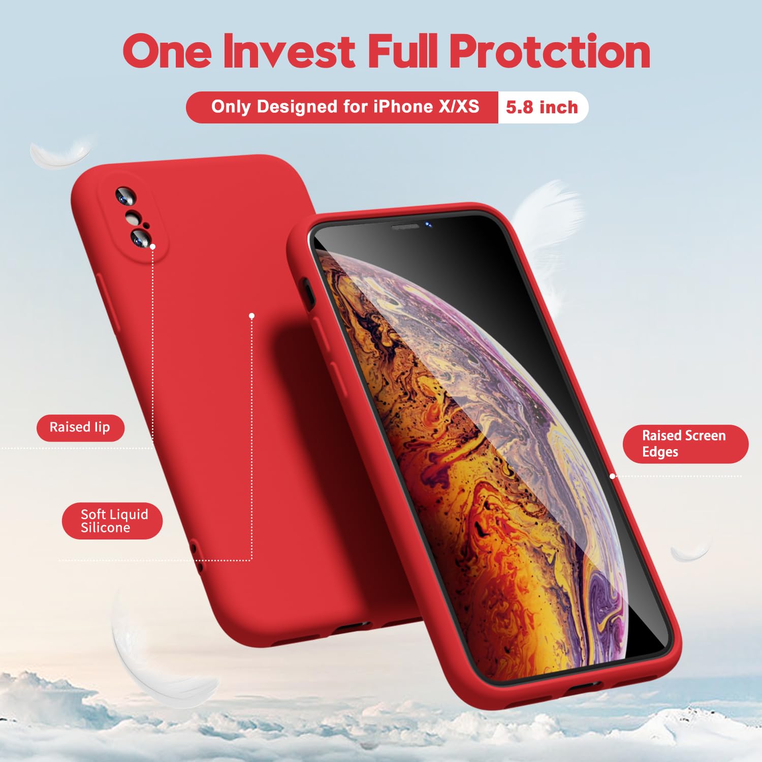 oakxco for iPhone 16 Pro Max Case Liquid Silicone, Soft Rubber Gel Elegant Aesthetic Basic Simple Cover, Cute Thin Slim TPU Matte Solid Color Plain Smooth Case for Women Girl, Light Pink — view 1266