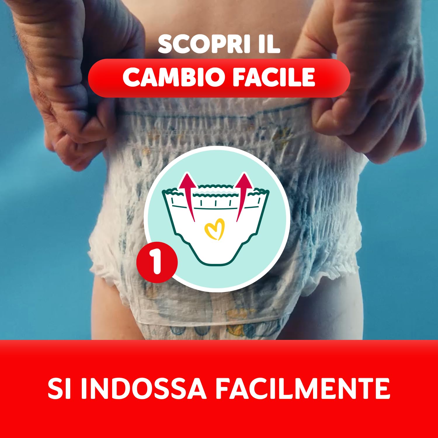 Pampers Baby Dry Majtki Maxi + 500 punktów Dodatkowe przytulanie, rozmiar 4 (8-15 kg), 138 pieluch (rozmiar zapasowy)