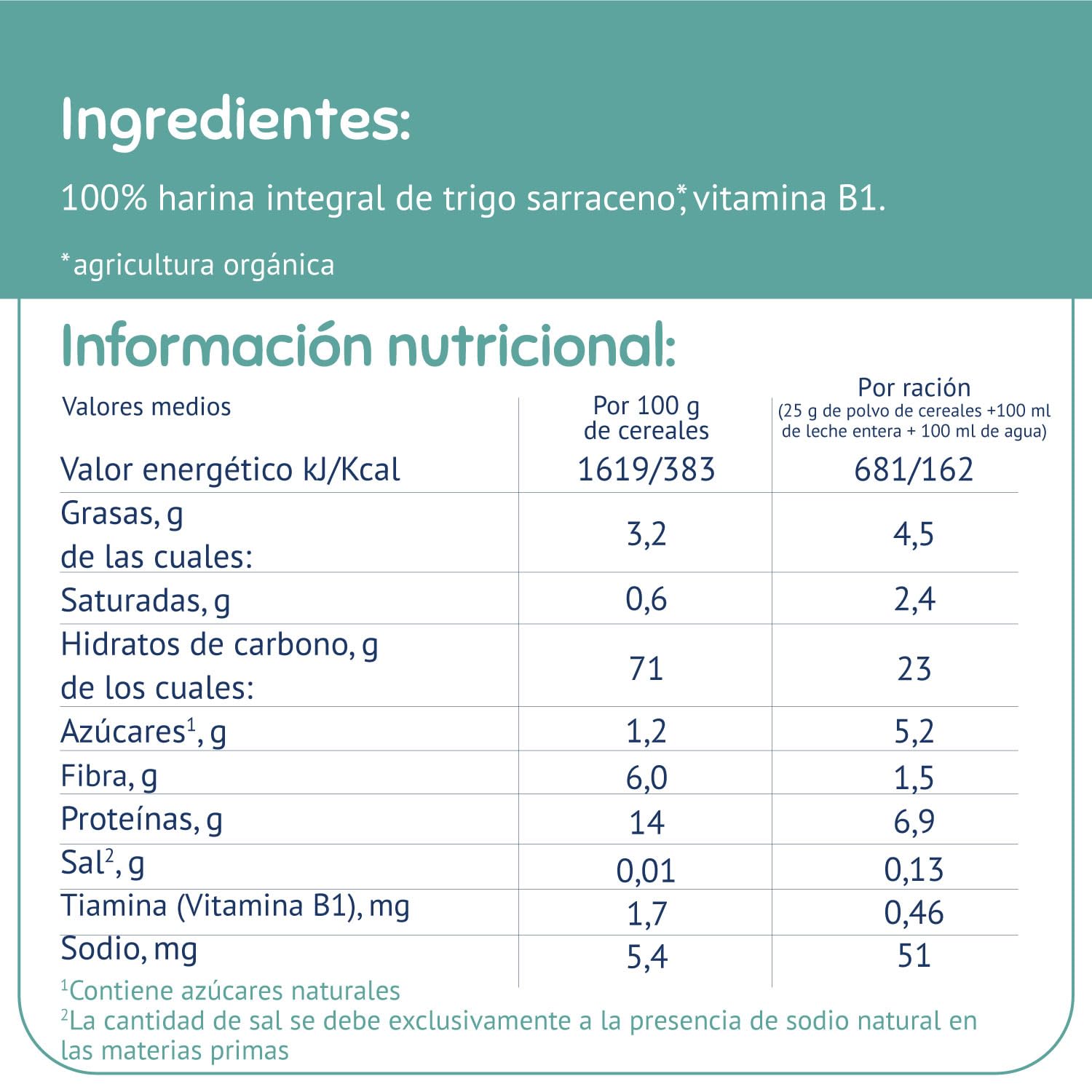FLEUR ALPINE Alimentos para Bebés | Paquete x3 Cereales Orgánicos de Trigo Sarraceno - Gachas para Desayunos | Gachas Nutritivas Instantáneas Sin Gluten 4+ Meses Sin Azúcares Añadidos | 3x7 Porciones