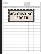 Accounting Ledger: An Accounting Notebook for Bookkeeping Record Book