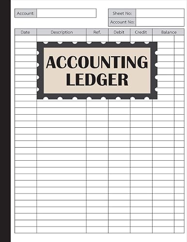 Accounting Ledger: An Accounting Notebook for Bookkeeping Record Book
