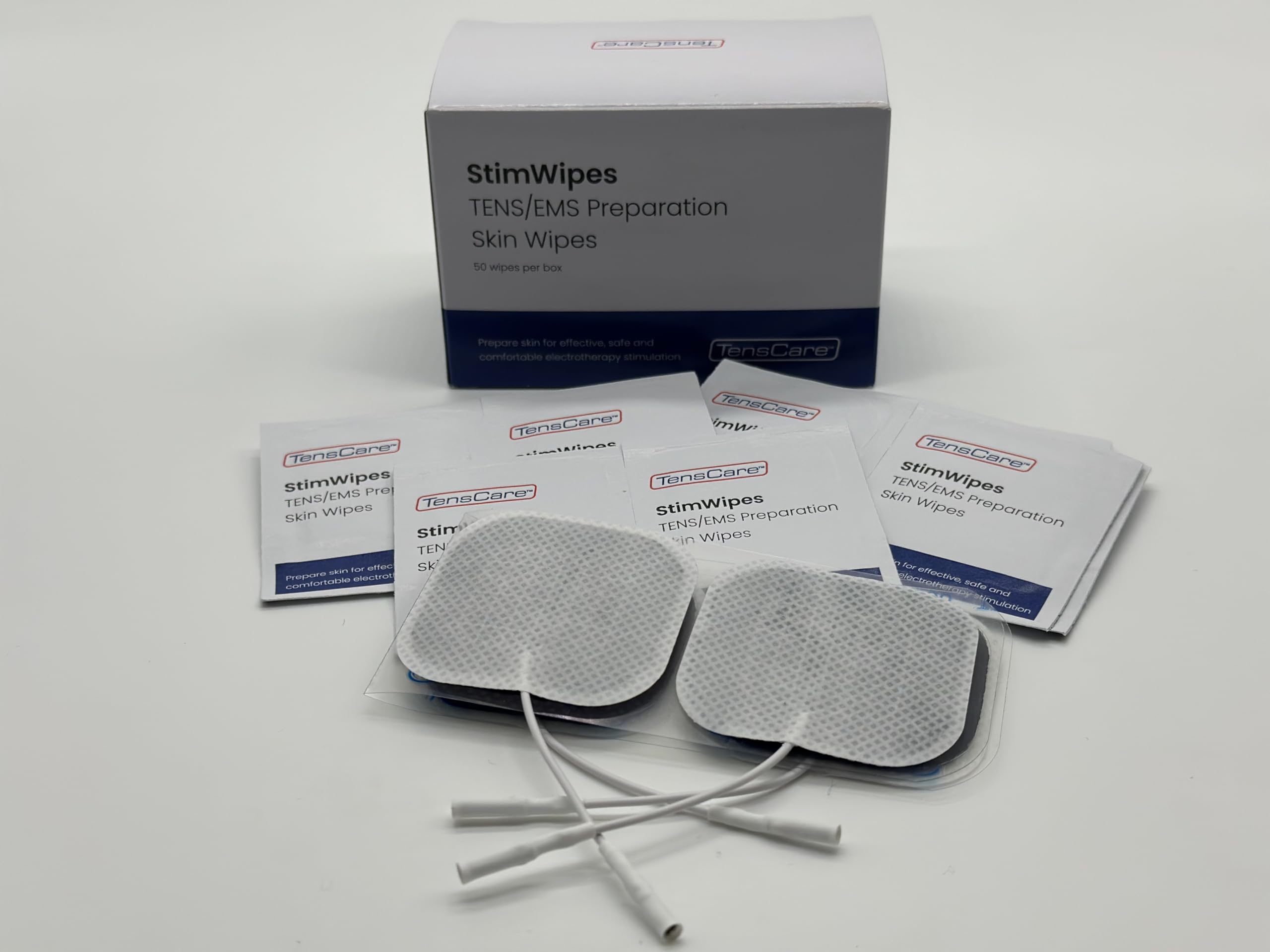 TensCare StimWipes – Skin Preparation Wipes for TENS, EMS & Electrotherapy Stimulation