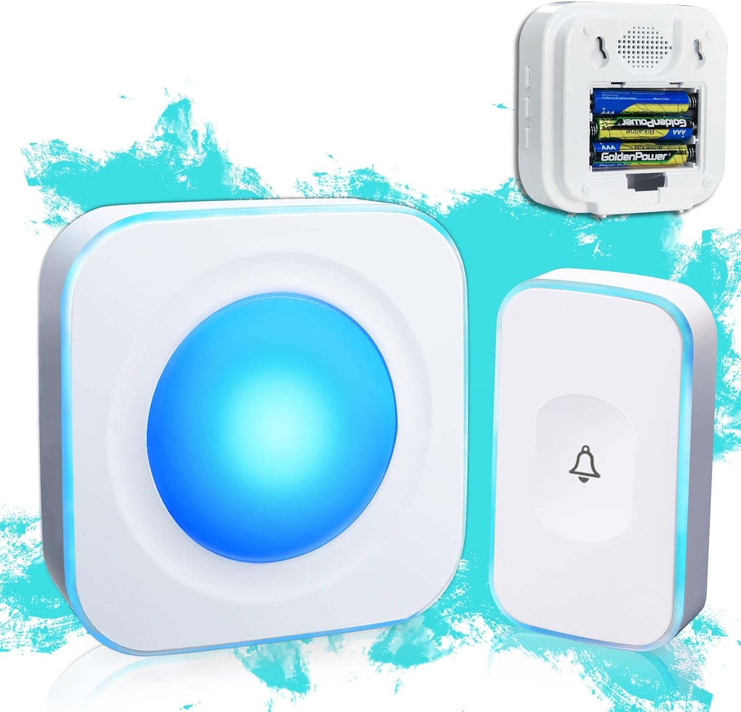 Wireless Doorbell 1200 Feet Battery Operated Wireless Doorbells for