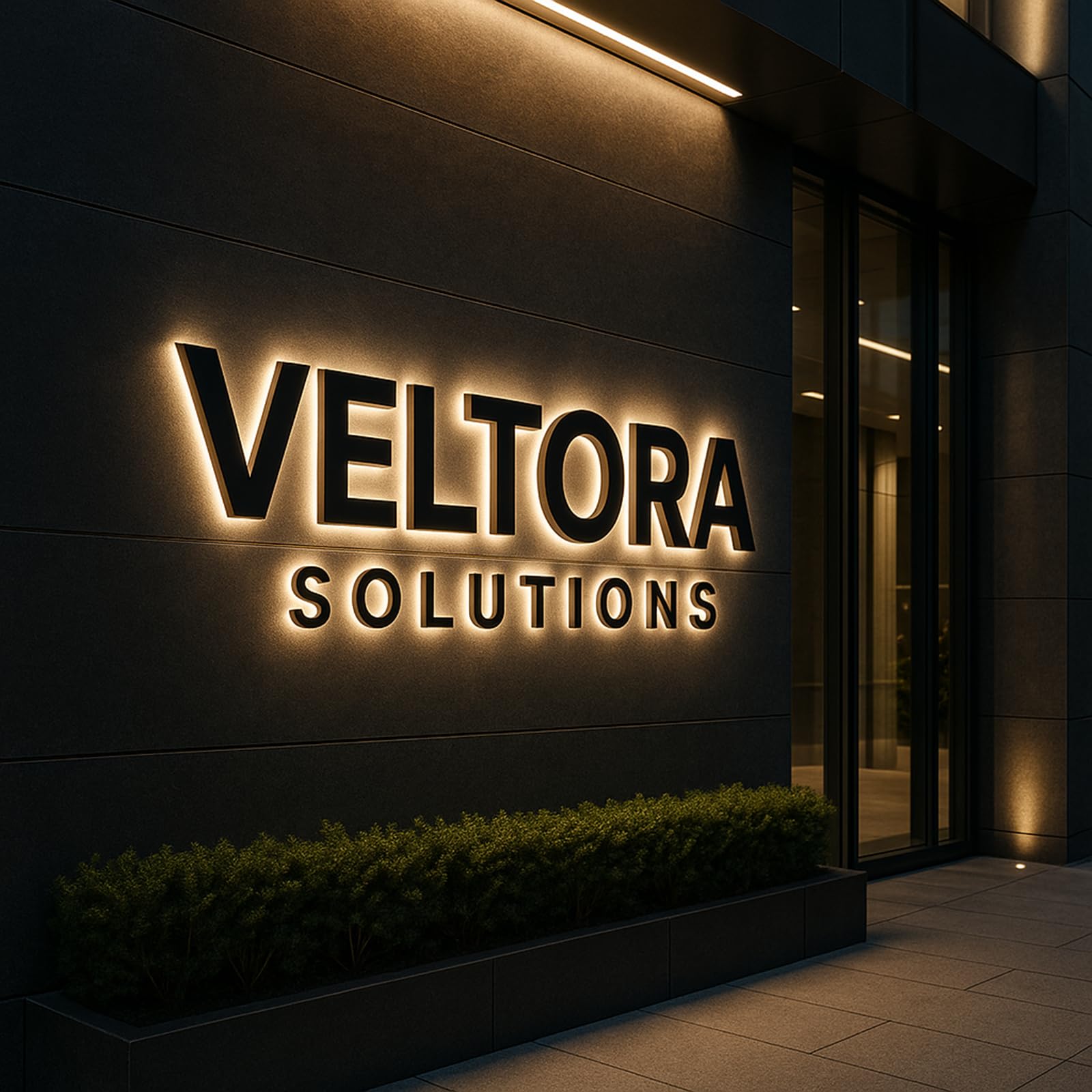 Custom Backlit Signs for Business, Personalized 3D LED Reverse Channel Letters Business Signage for Wall, Customized Illuminated Business Logo Sign for Company Coffee Shop Salon Building Storefront — image 1