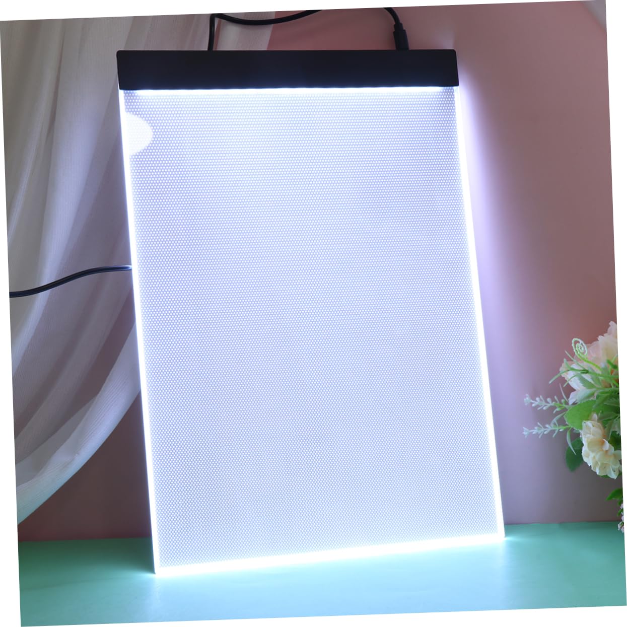 Table Lumineuse A4 en Acrylique Blanc, Boîte de Traçage USB 5v