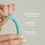 Frida Baby Diaper Cream Spatula, 100% Silicone Butt Spatula for Baby, Diaper Cream Applicator for Easy + Clean Use of Butt Paste & Diaper Rash Cream, BPA- Free, Teal