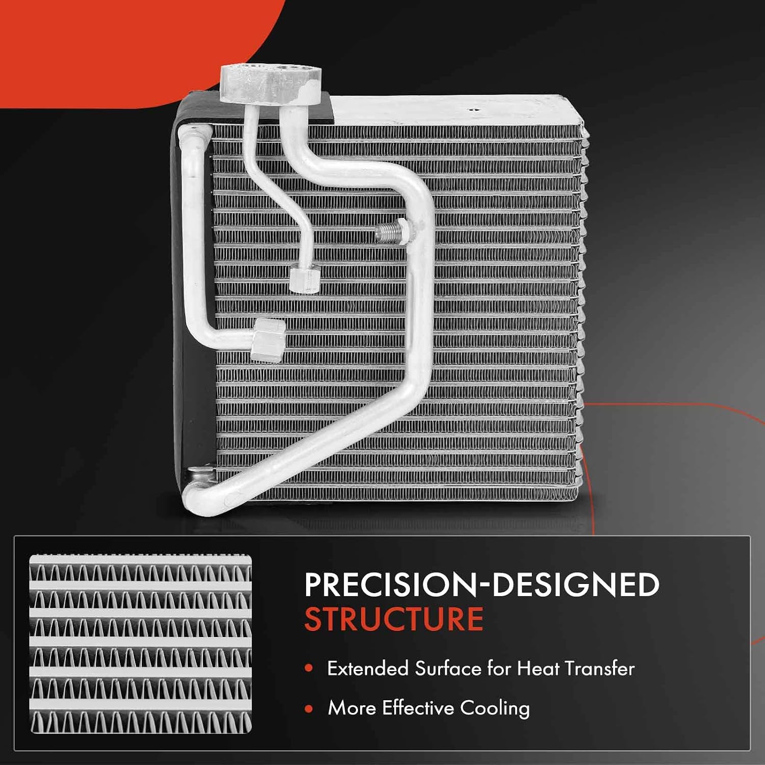 A-Premium Front AC Evaporator Core Compatible with Dodge Colt 1994 & Mitsubishi Mirage 1994-2002 & Eagle Summit 1994/1996 1.5L/1.8L/2.4L, Summit 1995 & Plymouth Colt 1994-1995 1.5L, Colt 1994 1.8L
