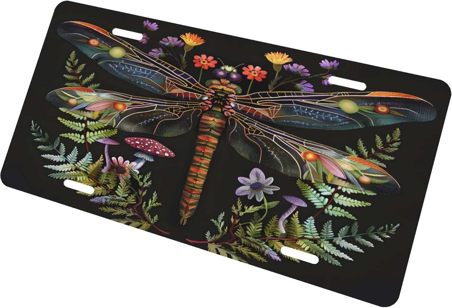 Dragonfly License Plate Dragonfly Rust-Free Front License Plates Decorative image 2