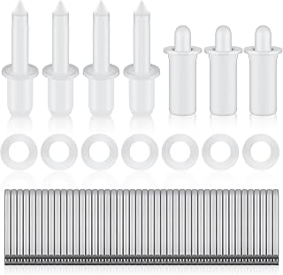 Jetec 85 Pieces Repair Plantation Shutters Tool Set Plantation Shutter Louvers Staples Replacement Repair Pins for Windows Tools Supplies (Basic Size)