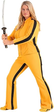 Adult Kill Bill Halloween Costume, Women's Beatrix Kiddo Kung-Fu Outfit