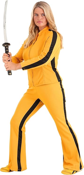 Adult Kill Bill Halloween Costume, Women's Beatrix Kiddo Kung-Fu Outfit
