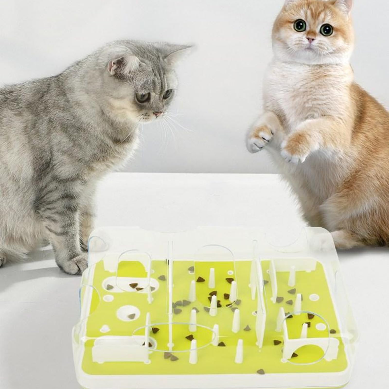 Livelli multipli Gatti Alimentatore lento Puzzle Giocattolo Livelli rimovibili Gioco esercizi mentali l ' eccesso cibo attraverso la simulazione della caccia Puzzle cibo per gatti