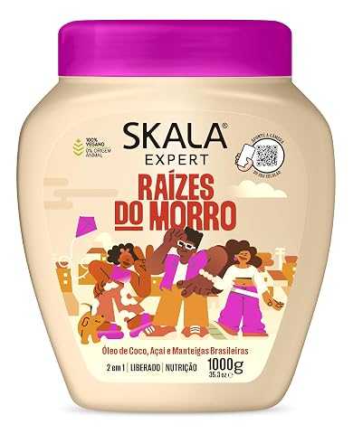 Skala - Linha Expert - Creme de Nutricao 2 em 1 Raizes do Morro 1 Kg - (Expert Collection - Slum Roots Nutrition 2 in 1 Cream Net 35.27 Oz)