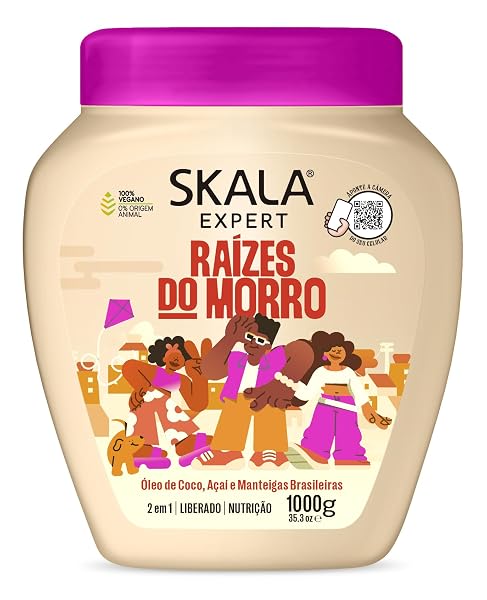 Skala - Linha Expert - Creme de Nutricao 2 em 1 Raizes do Morro 1 Kg - (Expert Collection - Slum Roots Nutrition 2 in 1 Cream Net 35.27 Oz)