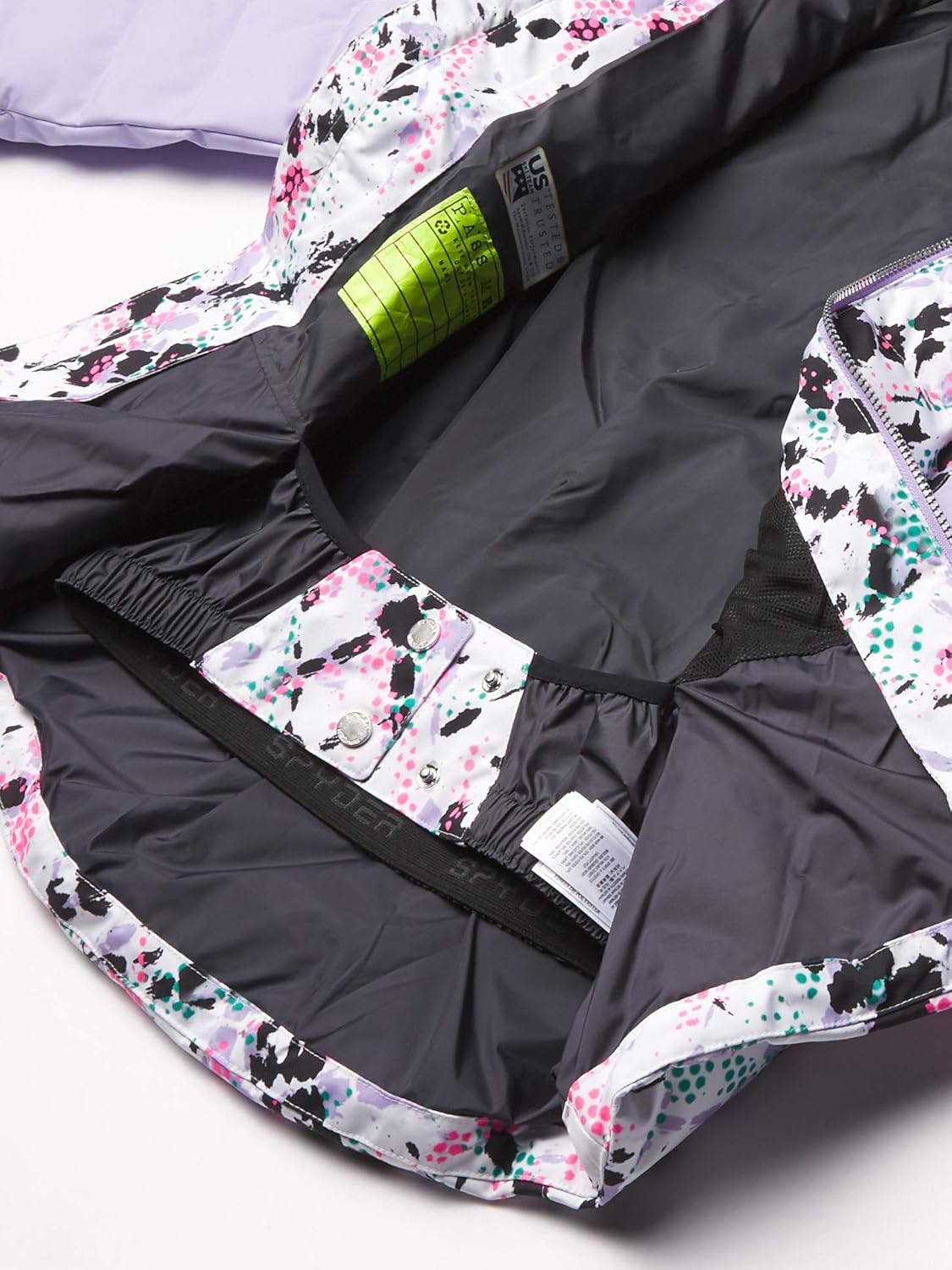 Spyder Kids Girl's Atlas Synthetic Down Jacket (Big Kids) Impress Print 14 Big Kids