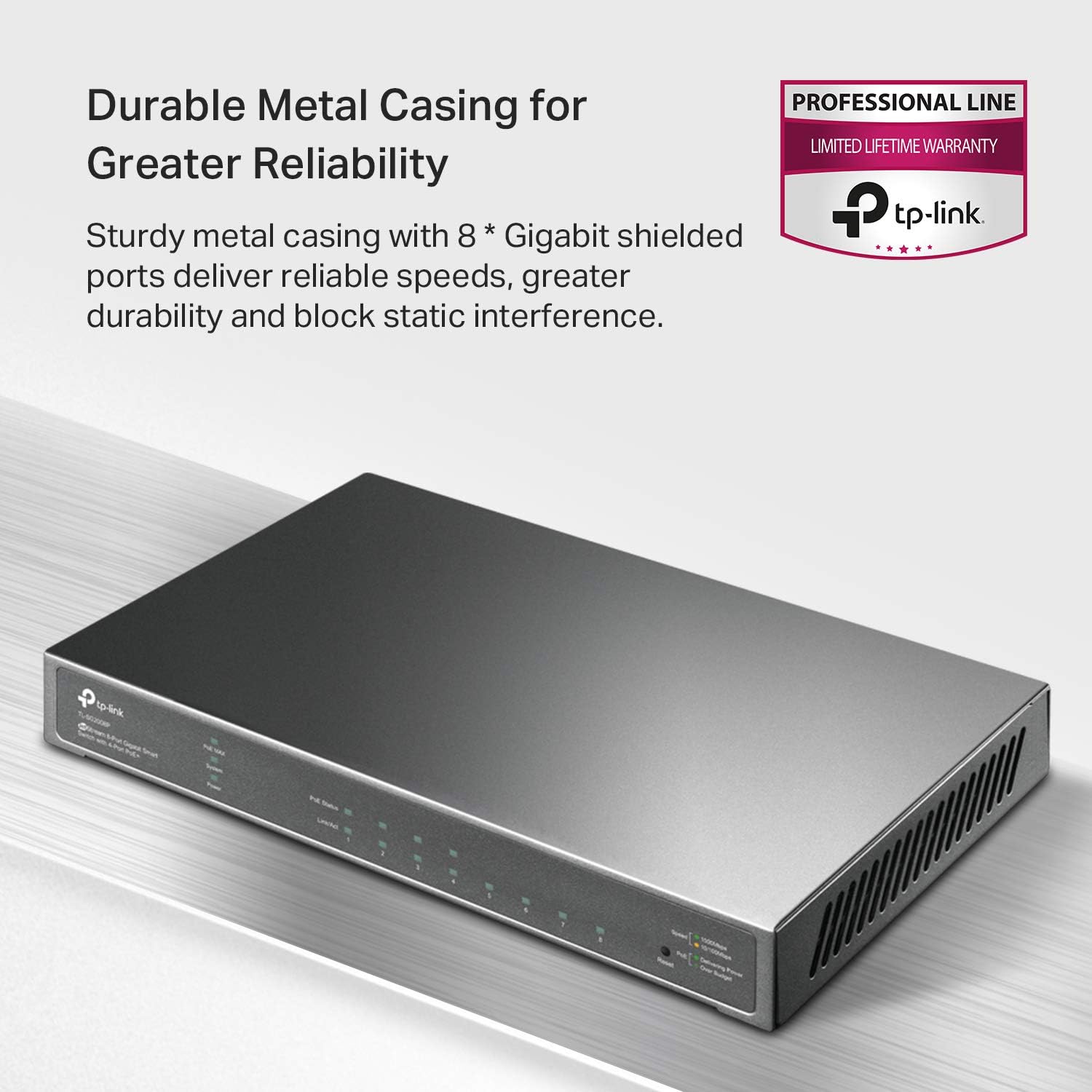 TP-Link TL-SG3428 | 24 Port Gigabit Switch, 4 SFP Slots | Omada SDN Integrated | L2+ Smart Managed | IPv6 | Static Routing | L2/L3/L4 QoS, IGMP & LAG | Limited Lifetime Protection : Everything Else