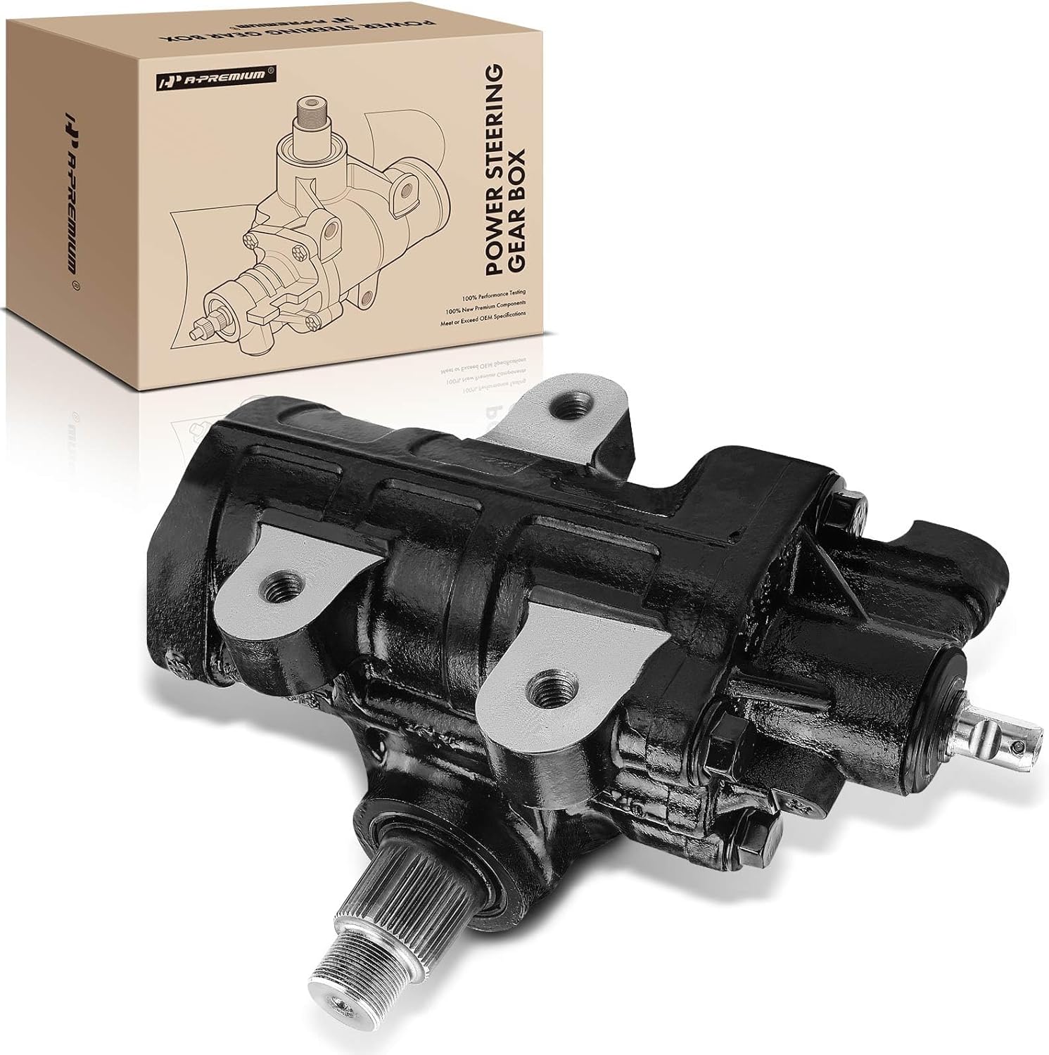 A-Premium - Power Steering Gearbox Gear Box Compatible with Ram 2500 2010-2012, 3500 2011-2012, 4000 2011-2011 & Dodge Ram 2500 3500 4000 2009-2010, Replace# 52122316AF