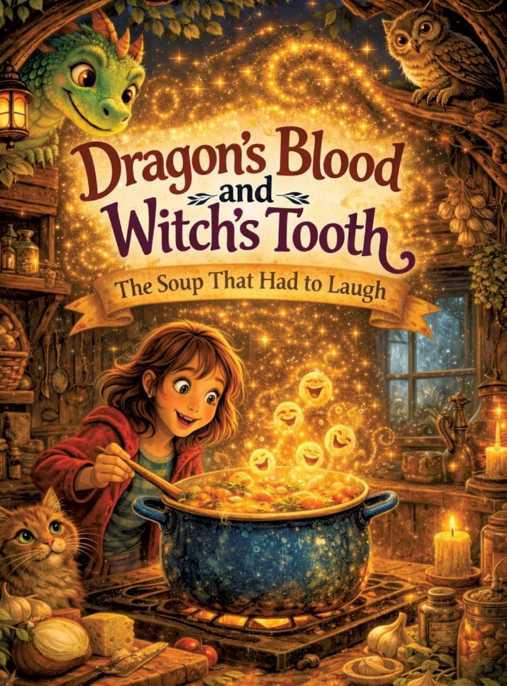 Dragon's Blood and Witch's Tooth: The Soup That Had to Laugh - A magical adventure for children aged 8 and up